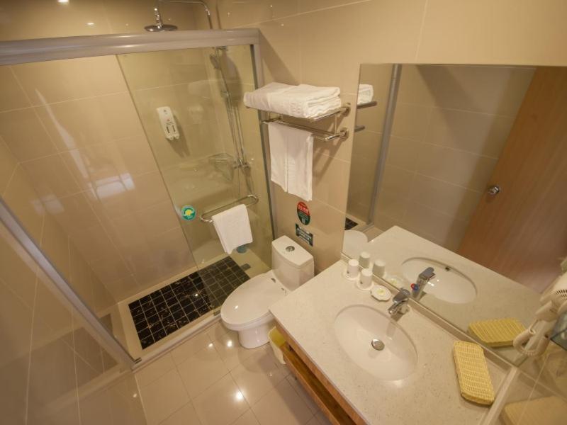 Greentree Inn Jiangsu Suzhou Gongyequan District Xinglong Street Express Hotel מראה חיצוני תמונה