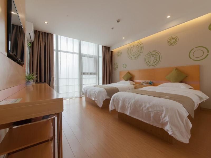 Greentree Inn Jiangsu Suzhou Gongyequan District Xinglong Street Express Hotel מראה חיצוני תמונה